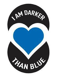 I AM DARKER THAN BLUE logo
