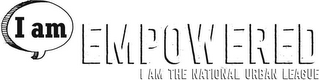 I AM EMPOWERED I AM THE NATIONAL URBAN LEAGUE logo