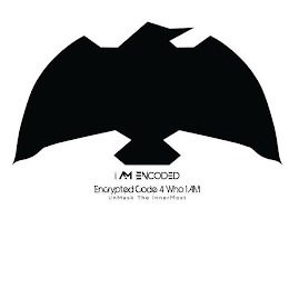 I AM ENCODED ENCRYPTED CODE 4 WHO I AM UNMASK THE INNERMOST logo