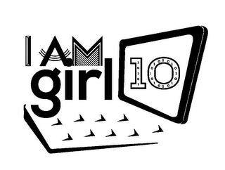 I AM GIRL 10 101011010101010101010 logo