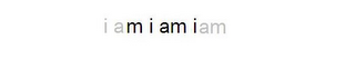 I AM I AM I AM logo
