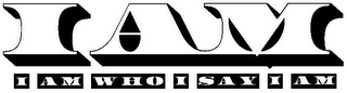 I AM I AM WHO I SAY I AM logo