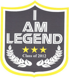 I AM LEGEND CLASS OF 2012 logo
