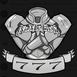 I AM NOMERCY 777 logo