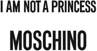 I AM NOT A PRINCESS MOSCHINO logo