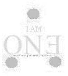 I AM ONE -EGO SUM POSTERUS ITA ES VOS- logo