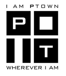 I AM PTOWN WHEREVER I AM PT logo