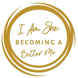 I AM SHE BECOMING A BETTER ME logo