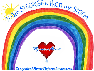 I AM STRONGER THAN MY STORM MYANNASHEART CONGENITAL HEART DEFECTS AWARENESS logo