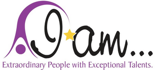 I AM...EXTRAORDINARY PEOPLE WITH EXCEPTIONAL TALENTS. logo
