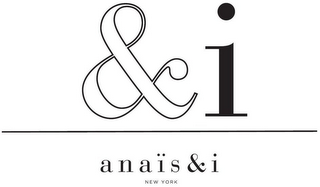 & I ANAIS & I NEW YORK logo