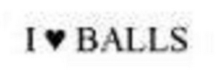 I BALLS logo