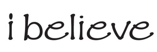 I BELIEVE logo
