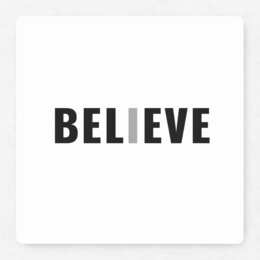 I BELIEVE logo