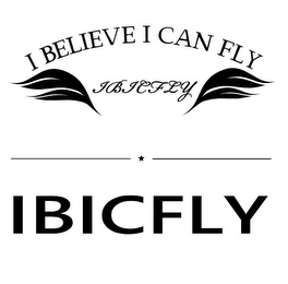 I BELIEVE I CAN FLY IBICFLY IBICFLY logo