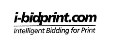 I-BIDPRINT.COM INTELLIGENT BIDDING FOR PRINT logo