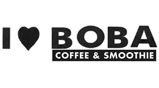 I BOBA COFFEE & SMOOTHIE logo