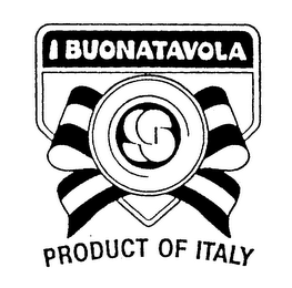 I BUONATAVOLA S PRODUCT OF ITALY logo
