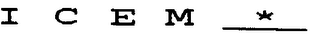 I C E M logo