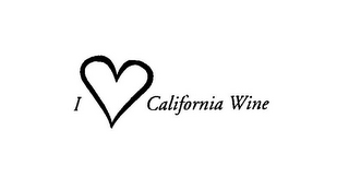 I CALIFORNIA WINE logo