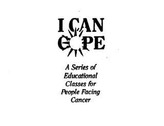 I CAN COPE A SERIES OF EDUCATIONAL CLASSES FOR PEOPLE FACING CANCER logo