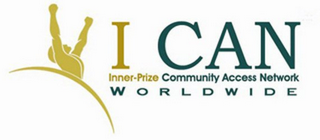 I CAN INNER-PRIZE COMMUNITY ACCESS NETWORK WORLDWIDE logo