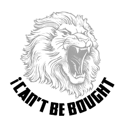 I CAN'T BE BOUGHT logo
