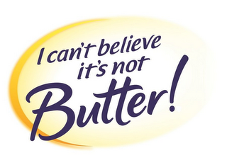 I CAN'T BELIEVE IT'S NOT BUTTER! logo