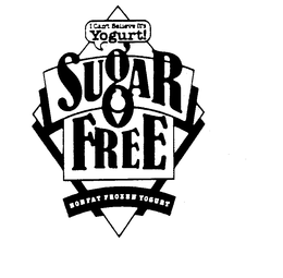 I CAN'T BELIEVE IT'S YOGURT! SUGAR FREE NONFAT FROZEN YOGURT logo