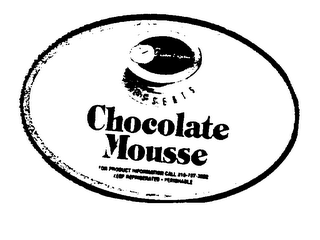 I CAN'T WAIT DESSERTS CHOCOLATE MOUSSE
