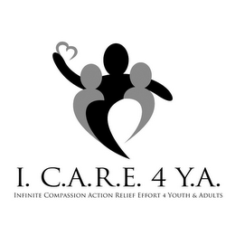 I. C.A.R.E 4 Y.A. INFINITE COMPASSION ACTION RELIEF EFFORT 4 YOUTH AND ADULTS logo