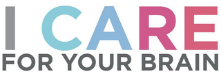 I CARE FOR YOUR BRAIN logo