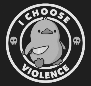I CHOOSE VIOLENCE logo
