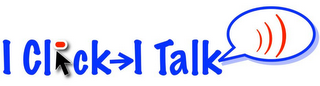 I CLICK I TALK logo