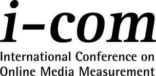 I-COM INTERNATIONAL CONFERENCE ON ONLINE MEDIA MEASUREMENT logo