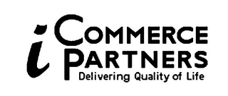 I COMMERCE PARTNERS DELIVERING QUALITY OF LIFE logo