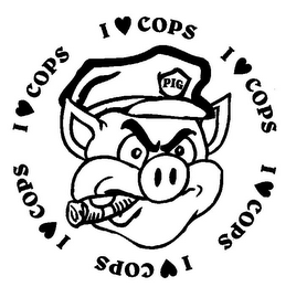 I COPS I COPS I COPS I COPS I COPS I COPS PIG logo