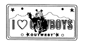 I COWBOYS OUTWEST logo