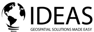 I D E A S GEOSPATIAL SOLUTIONS MADE EASY logo