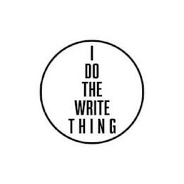 I DO THE WRITE THING logo