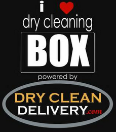 I DRY CLEANING BOX POWERED BY DRY CLEAN DELIVERY.COM logo