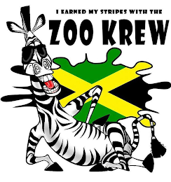 I EARNED MY STRIPES WITH THE ZOO KREW logo