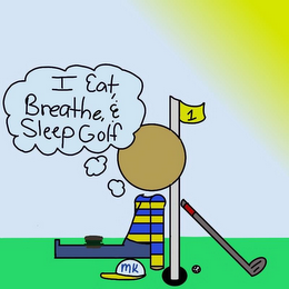 I EAT, BREATHE & SLEEP GOLF 1 MK logo