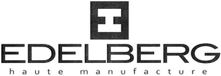 I EDELBERG HAUTE MANUFACTURE logo