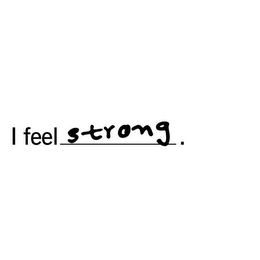 I FEEL STRONG. logo
