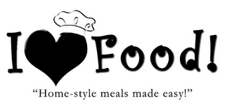 I  FOOD! "HOME-STYLE MEALS MADE EASY!" logo