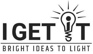 I GET IT BRIGHT IDEAS TO LIGHT logo