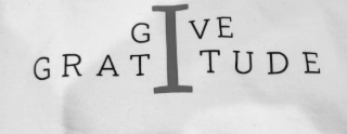 I GIVE GRATITUDE logo