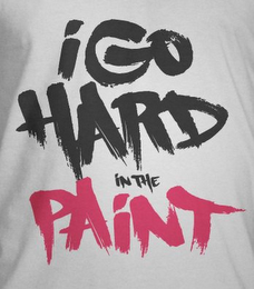 I GO HARD IN THE PAINT logo