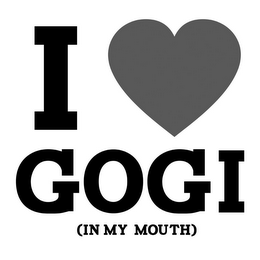 I GOGI (IN MY MOUTH) logo